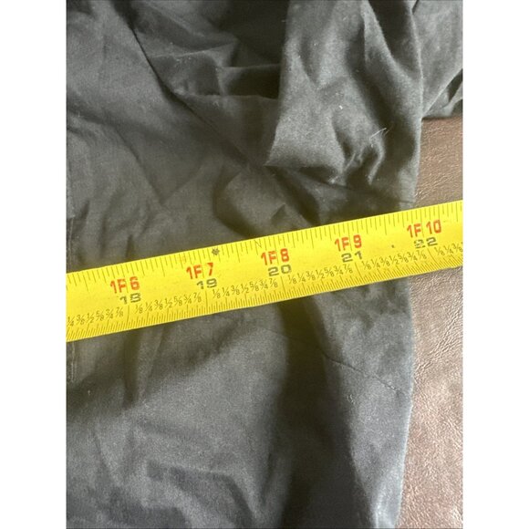 Chaus Womens Black Button-Up Shirt Jacket/Belted Waist & Roll-Up Sleeves size M - Picture 11 of 12